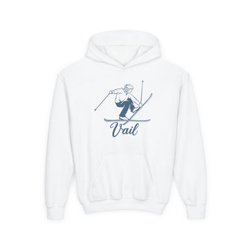 Vail, Colorado Youth Hoodie - Snow Ski Kids Vail Hooded Sweatshirt