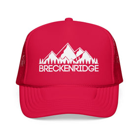 Buy red Breckenridge, Colorado Trucker Hat - Breckenridge Cap