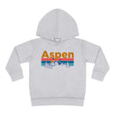 Aspen Toddler Hoodie - Retro Mountain Sun Unisex Aspen Toddler Sweatshirt-2