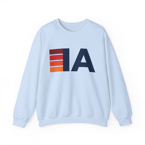Iowa Retro Sweatshirt | Retro Stripes Iowa