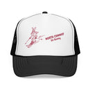 North Conway, New Hampshire Ski Bunny Foam Trucker Hat-4