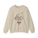 Alta, Utah Mountain Gondola Sweatshirt, Travel Graphic-5