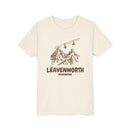 Leavenworth, Washington Youth T-Shirt — Vintage Gondola Ski Mountain Tee-1