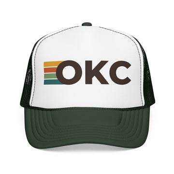 Oklahoma City, Oklahoma Trucker Hat - OKC retro cap