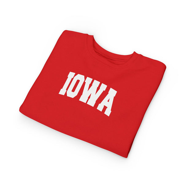 Iowa Toddler Sweatshirt - Iowa Toddler Crewneck Sweatshirt