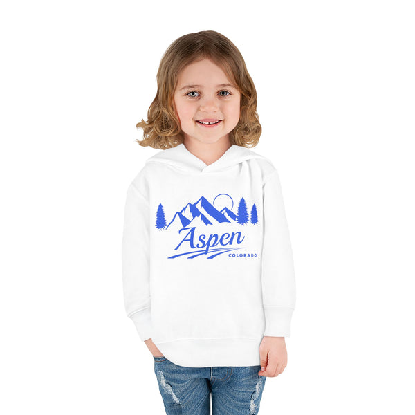 Aspen, Colorado Toddler Hoodie - Unisex Mountain Aspen Pullover Sweatshirt, Kids Hooded Jumper, Colorado Souvenir