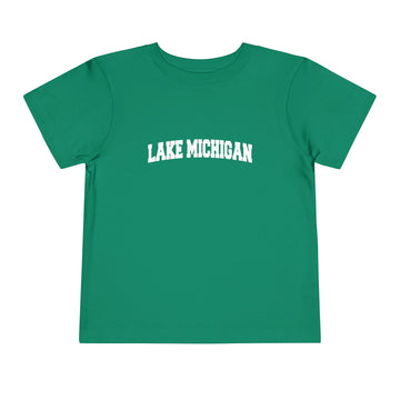 Lake Michigan Toddler Graphic Tee - Kids Lake Michigan Vacation T-Shirt
