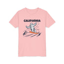 California Yeti Snowboard Youth Tee - Kids Skiing Shirt-5