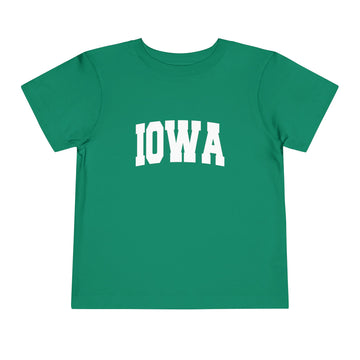 Iowa Toddler Graphic Tee - Kids Iowa Vacation T-Shirt