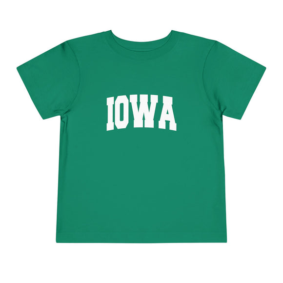 Iowa Toddler Graphic Tee - Kids Iowa Vacation Shirt
