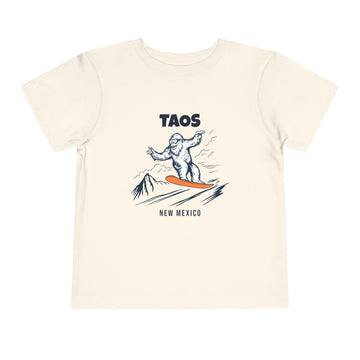 Taos, New Mexico Yeti Snowboard Toddler Tee