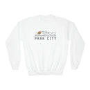 Park City, Utah Youth Sweatshirt - Unisex Kid's Park City Crewneck Sweatshirt-2
