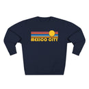 Premium Mexico City, Mexico Retro Sun Graphic Sweatshirt-6