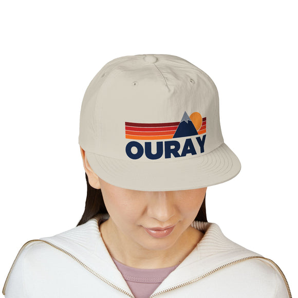 Ouray, Colorado Mountain Surf Cap | Retro Light Weight Cap