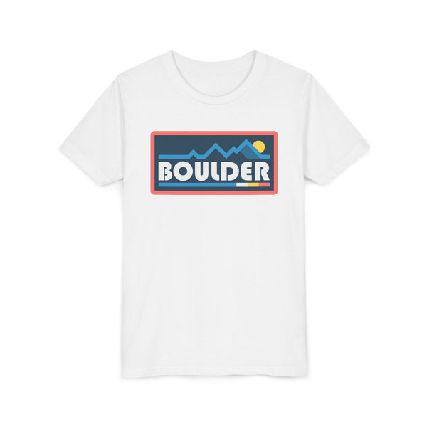Boulder, Colorado Youth Graphic Tee - Kids Boulder T Shirt