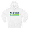 Premium Nebraska Hoodie - Retro Unisex Sweatshirt