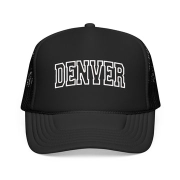 Kids Denver, Colorado Trucker Hat Vintage College Foam Mesh