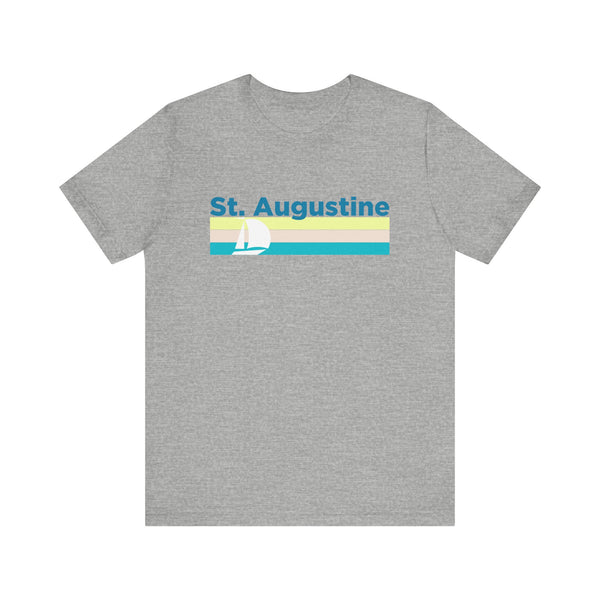 St Augustine, Florida T Shirt - Sailboat Graphic Tee