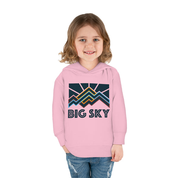 Big Sky, Montana Toddler Hoodie - Unisex Big Sky, Montana Toddler Sweatshirt