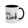 Big Sky, Montana Retro Snow Skiing Mountain 11 oz Mug, Ski Lodge Decor Coffee Cup, Mountain Gondola  Lover Gift, Retro Skiing Mug