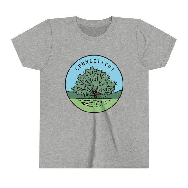 Connecticut Youth T-Shirt - Unisex Kids Connecticut Shirt