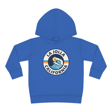 Buy vintage-royal La Jolla, California Toddler Hoodie - Unisex La Jolla Toddler Sweatshirt