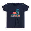 Anaheim, California Youth Shirt - Retro Palm Tree Anaheim Kid's T-Shirt