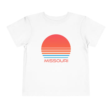 Missouri Toddler T-Shirt - Retro 80s Unisex Toddler Missouri Shirt - 0