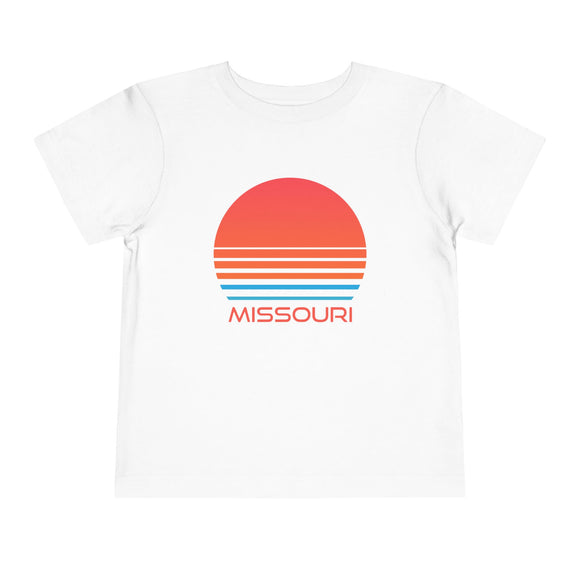 Missouri Toddler T-Shirt - Retro 80s Unisex Toddler Missouri Shirt