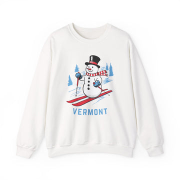 Vermont Sweatshirt - Ski Snowman Graphic Crewneck
