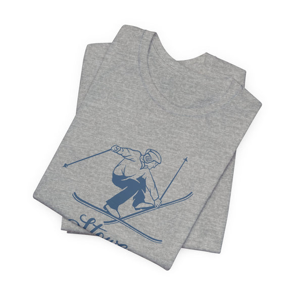 Stowe, Vermont T Shirt - Vintage Ski Graphic Tee