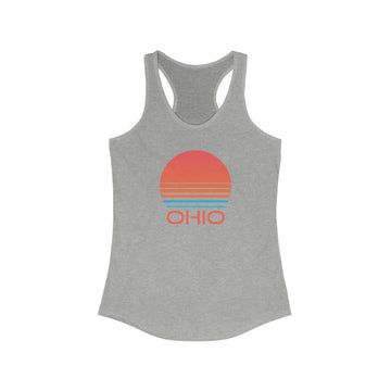 Buy heather-grey Ohio Women's Racerback Tank Top