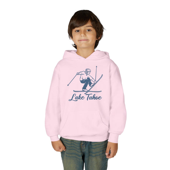Lake Tahoe, California Youth Hoodie - Snow Ski Kids Lake Tahoe Hooded Sweatshirt
