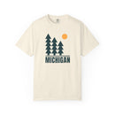 Michigan T Shirt, Comfort Colors Cotton 100% Cotton Trees Tee-1