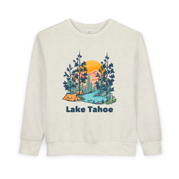 Lake Tahoe, California Toddler Sweatshirt - Lake Tahoe Toddler Crewneck Sweatshirt