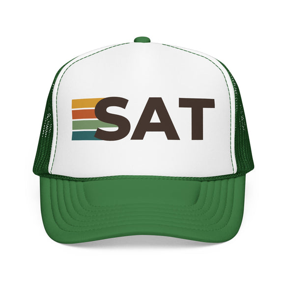 San Antonio, Texas Trucker Hat - SAT Abbr retro cap