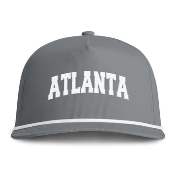 Buy granite Atlanta, Georgia Embroidered Rope Hat - Vintage Sunwashed Rope Cap, Comfort Colors