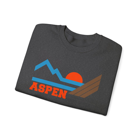 Aspen, Colorado Sweatshirt - Mountain Aspen Crewneck Sweatshirt