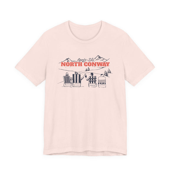 North Conway, New Hampshire Après-ski T-Shirt - Vintage Mountain Graphic Tee