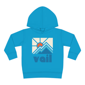 Vail, Colorado Toddler Hoodie - Minimal Style Unisex Vail Toddler Sweatshirt