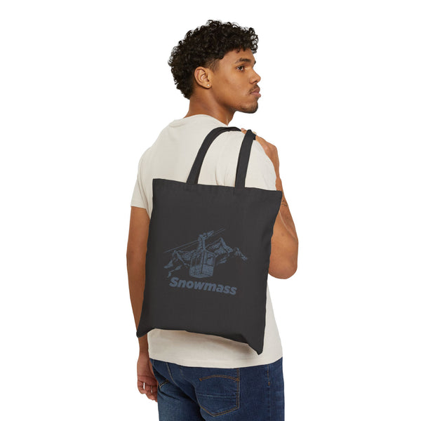 Snowmass, Colorado Cotton Canvas Tote Bag - 15