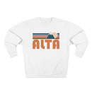 Premium Alta, Utah Retro Mountain Graphic Sweatshirt-3
