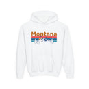 Montana Youth Hoodie - Mountain Sunset Montana Youth Sweatshirt-1