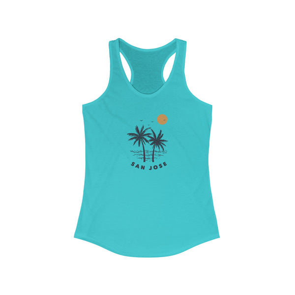 San Jose, California Women's Racerback Tank Top