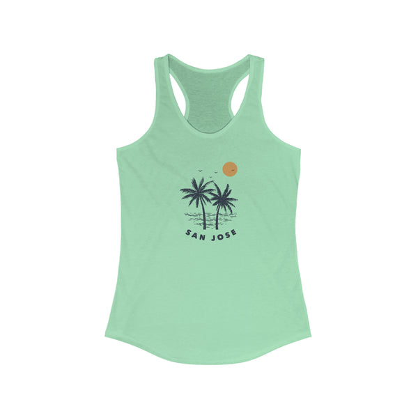 San Jose, California Women's Racerback Tank Top