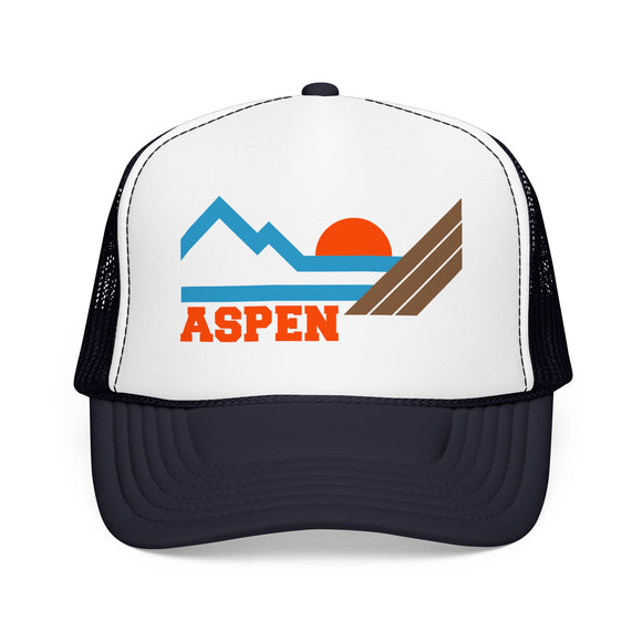Aspen, Colorado Trucker Hat - Aspen Mountain Cap