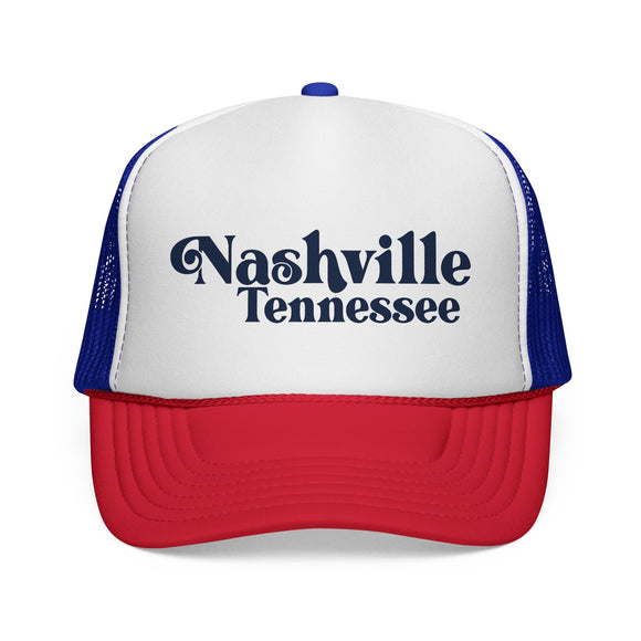 Nashville, Tennessee Retro Trucker Hat