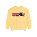 Winter Park, Colorado Mountain Stripes Sweatshirt | Comfort Colors - 100% Cotton-2