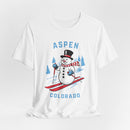 Aspen, Colorado T Shirt - Ski Snowman Graphic Tee-7