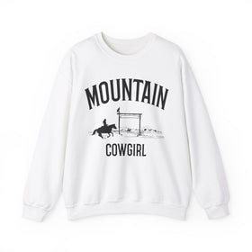 Mountain Sweatshirt - Mountain Cowgirl Graphic Crewneck